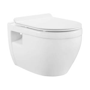 lot 4 image: Swiss Madison Ivy wall hung toilet