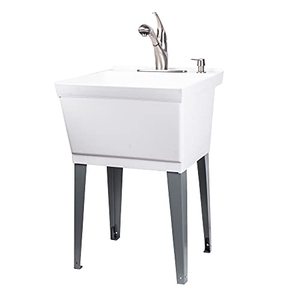 lot 151 image: Vetta white utility tublaundry kit