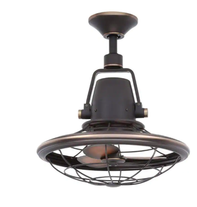 lot 153 image: Indooroutdoor oscillating ceiling fan