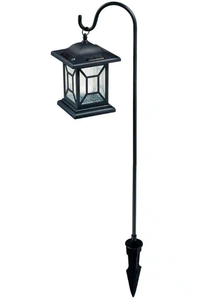 lot 181 image: Hook lantern solar LED lights