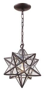 lot 211 image: Pendant Star dome hanging light