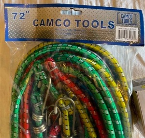 lot 43 image: 72 bungee cords IN  packages x 2  NEW
