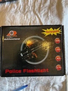 lot 53 image: K&S Police flash light NIB