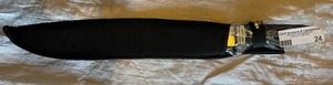 lot 24 image: hunting knife 13 blade in nylon case