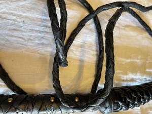 lot 39 image: Bull Whip-8 feet Total Length