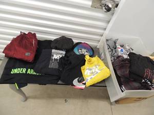 lot 78 image: Kids clothes XL size clothes, Nikes, Vans, Hurley, Under armor