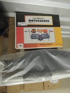 lot 57 image: Oar Paddle NIP   Son of Hibachi Rotisserie NIB