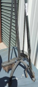 lot 254 image: Fireplace tools