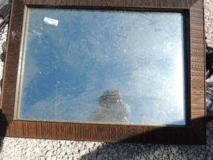 lot 255 image: Framed Mirror 24x30