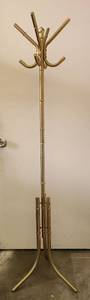 lot 599 image: Brass-look Coat Rack