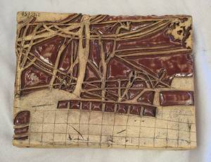 lot 623 image: Carved Clay Tablet