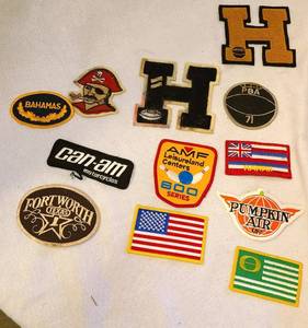 lot 674 image: Assorted Embroidered Patches