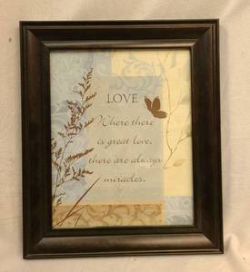 lot 687 image: Framed Print of Sign of the Times