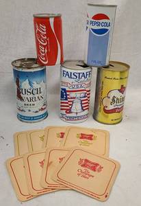 lot 702 image: Vintage Beverage Cans