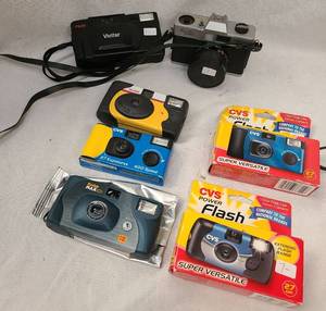 lot 710 image: Assorted Film Cameras