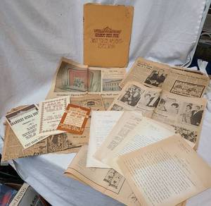 lot 728 image: Granbury Opera House Memorabilia