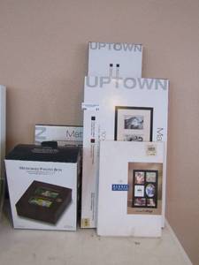 lot 61 image: Uptown family photo frames NIB and  memories photo box NIB