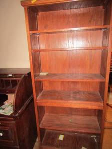 lot 172 image: Wooden book shelf 72x35x13.5