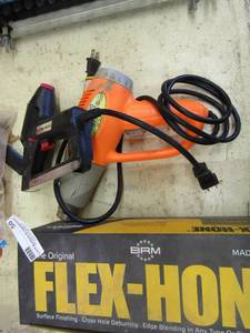 lot 50 image: Flex hose  Ace staplenail gun electric, Chicago heat gun, and more