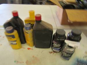 lot 200 image: Moto term custom finish paint, oils, straight line chalk