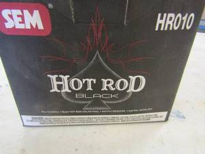 lot 207 image: Black hot rod car paint NIB