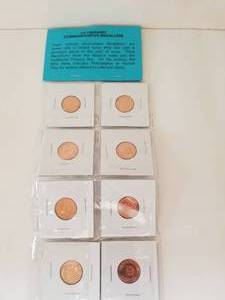 lot 95 image: US Treasury commemorative medallions found in UD mint sets