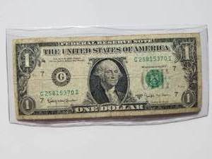 lot 29 image: Scarce Barr $1 note - dollar bill