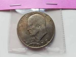 lot 26 image: United States Eisenhower 1972 half dollar