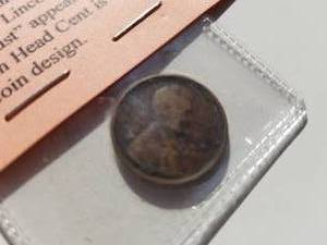lot 8 image: 1909 Lincoln head cents