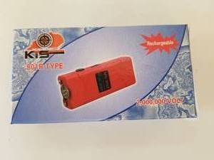 lot 40 image: Rechargeable 2-million-volt stun gun - new in box