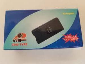 lot 91 image: Rechargeable 3.8-million-volt stun gun - new in box