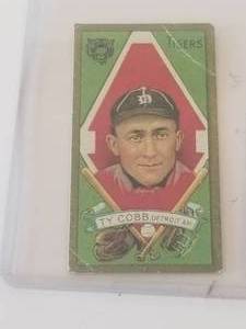 lot 3 image: Ty Cobb baseball card - Authenticity unknown