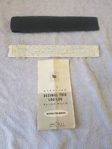 lot 60 image: Sterling decimal trig log - log slide rule