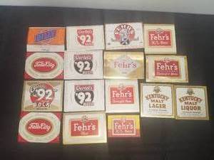 lot 45 image: Selection of unused beer bottle labels