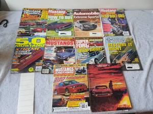 lot 194 image: Selection of Car magazines -Mustang