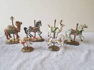 lot 130 image: Collection of Tobin Fraley carousel pieces