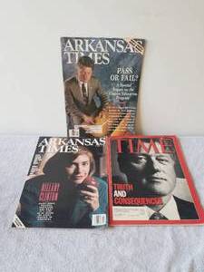 lot 199 image: Magazines with the Clintons