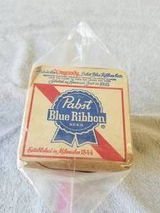 lot 134 image: Generous amount of Pabst Blue Ribbon beer coasters