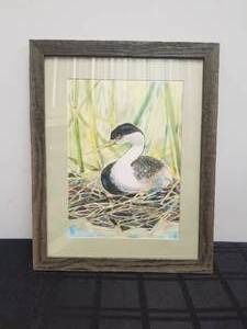lot 178 image: Framed watercolor artwork by Alta - 16 by 20