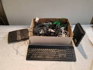 lot 223 image: Selection of modems and loose cables