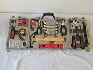 lot 231 image: Travel tools in case