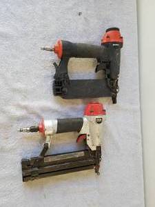 lot 246 image: Nail guns - Central Pneumatic and Bamks