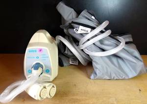 lot 14 image: BIG $ ITEM - Tactile Medical ENTRE Pneumatic Compression Device For Legs - 2 FULL SLEEVES (NEEDS POWER SUPPLY)