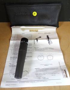 lot 19 image: SHURE SM57 - Dynamic Instrument Microphone wManual and Case