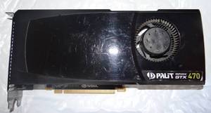lot 23 image: Palit GeForce GTX 470 Graphics Card PCIe 1.28GB Dual DVI HDMI NE5X470F09DA-P1025 $$