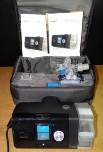 lot 30 image: ResMed AirSense 10 AutoSet with Integrated Humidifier - POWERS ONFUNCTIONAL - MASKMANUALSCASE INCLUDED $$$