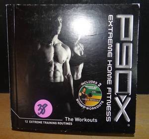 lot 38 image: P90X Extreme Home Fitness DVD The Workouts Complete 12 Disc Set