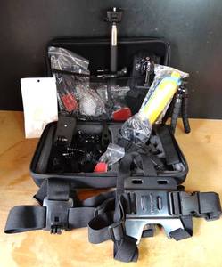 lot 51 image: SPORT CAMERAGO PRO STYLE ACCESSORY KIT IN SOFT CASE