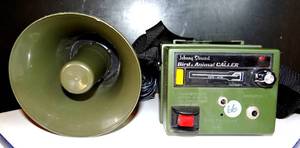lot 66 image: JOHNNY STEWART BIRD & ANIMAL CASSETTE DRIVE CALLER W MEGAPHONE