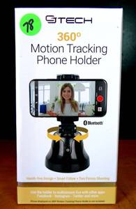 lot 78 image: Automatic 360-degree Motion Tracking Tracking Phone Holder - NIB